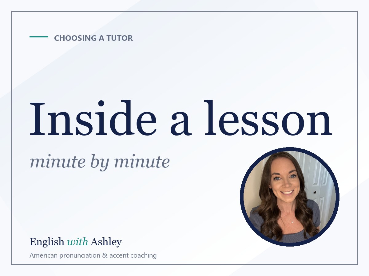 What Happens in a Pronunciation Lesson? A Minute-by-Minute Look